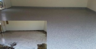 before and after photos epoxy garage floor